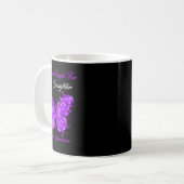 Schmetterling, den ich für meine Tochter Epilepsie Kaffeetasse (Vorderseite Links)