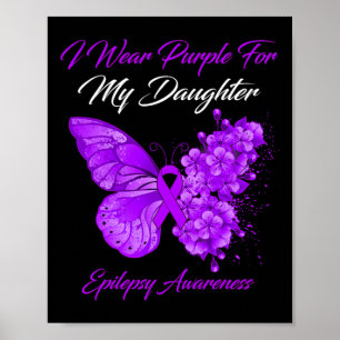 Schmetterling, den ich für meine Tochter Epilepsie Poster