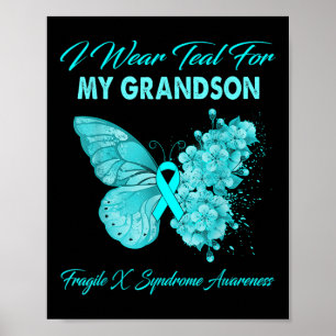Schmetterling, den ich für meinen Grandson Fragile Poster