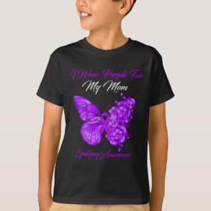 Schmetterling, den ich Lila für meine Mama Epileps T-Shirt