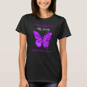 Schmetterling, den ich Lila für meinen Daddy Migrä T-Shirt