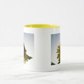 Schmetterling, der an der Dämmerung stillsteht Tasse (Zentrum)