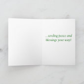 Schmetterling, der an Sie denkt Karte (Innenseite)