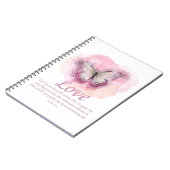 Schmetterling der Christlichen Bibel für Frauen: L Notizblock (Linke Seite)