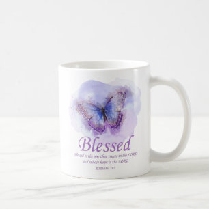 Schmetterling der Christlichen Verse für Frauen:g Kaffeetasse