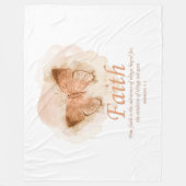 Schmetterling der Christlichen Verse für Frauen:Gl Fleecedecke (Vorderseite)