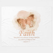 Schmetterling der Christlichen Verse für Frauen:Gl Fleecedecke (Vorderseite (Horizontal))