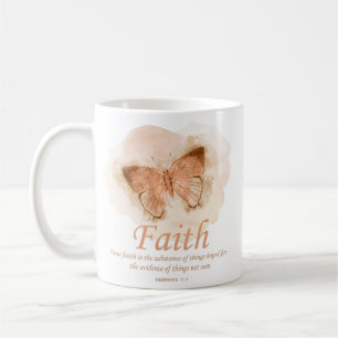 Schmetterling der Christlichen Verse für Frauen:  Kaffeetasse
