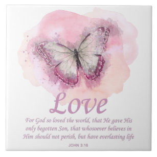 Schmetterling der Christlichen Verse für Frauen:Li Fliese