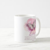 Schmetterling der Christlichen Verse für Frauen:Li Kaffeetasse (VorderseiteRechts)