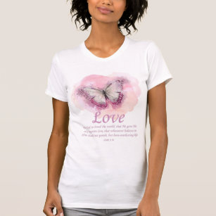 Schmetterling der Christlichen Verse für Frauen:Li T-Shirt