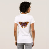 "SCHMETTERLING" der T - Shirt Frauen (Schwarz voll)