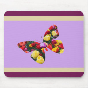 Schmetterling der Tulpen Mousepad