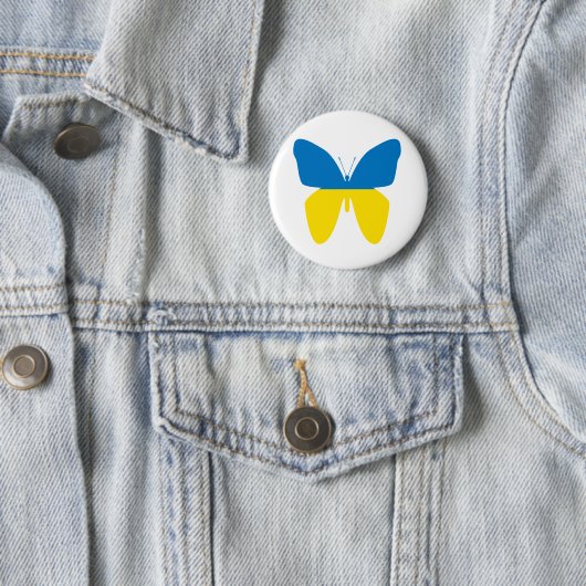 Schmetterling der Ukraine Button (Beispiel)