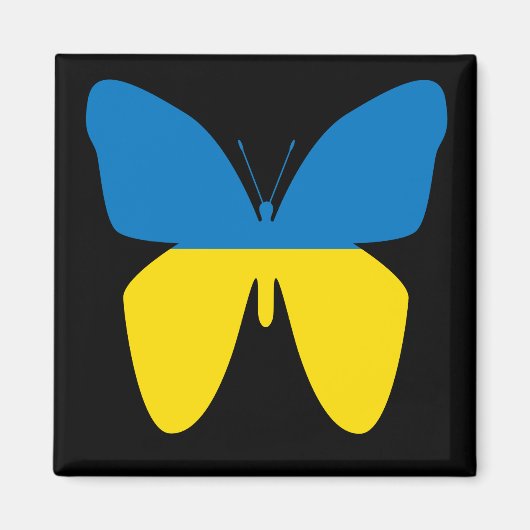Schmetterling der Ukraine Magnet (Vorne)