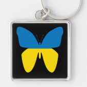 Schmetterling der Ukraine Schlüsselanhänger (Vorne)