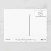 Schmetterling der Veränderung Motivierend Postkart Postkarte (Rückseite)