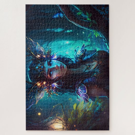 Schmetterling der Waldfee Puzzle (Vertikal)