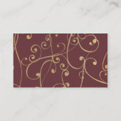 Schmetterling des Gedächtnisses Visitenkarte (Rückseite)