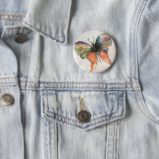 Schmetterling des Glückskastens Button (Beispiel)