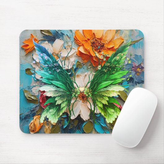 Schmetterling, die Farbe der Hoffnung Mousepad (Mit Mouse)