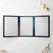 Schmetterling Dreifach Gefaltete Ankündigung (Innenseite)