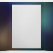 Schmetterling Dreifach Gefaltete Ankündigung (Innenseite Mitte)