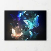 Schmetterling Dreifach Gefaltete Karte (Cover)