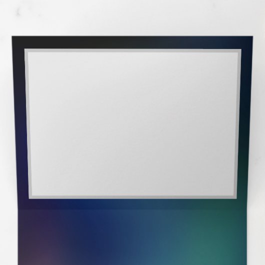 Schmetterling Dreifach Gefaltete Karte (Innen Erste Seite)