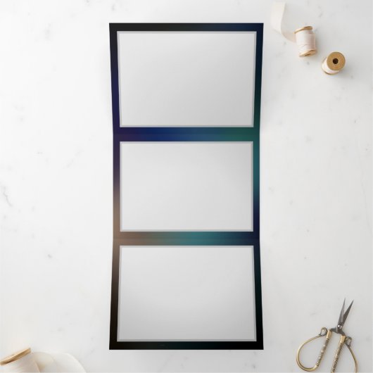 Schmetterling Dreifach-gefaltete Programmkarte (Innenseite)