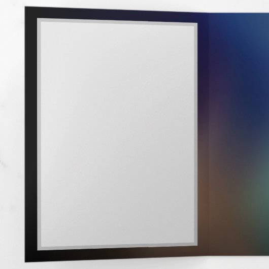 Schmetterling Dreifach Gefaltete Urlaubskarte (Innen Erste Seite)