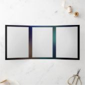 Schmetterling Dreifach Gefaltete Urlaubskarte (Innenseite)