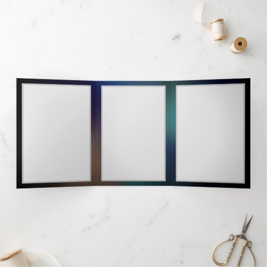 Schmetterling Dreifach Gefaltete Urlaubskarte (Innenseite)