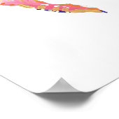 Schmetterling-Druck April Poster (Ecke)