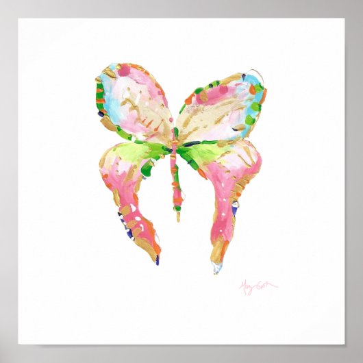Schmetterling-Druck April Poster (Vorne)