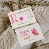 Schmetterling druckbar Danke Karte, Geschäft