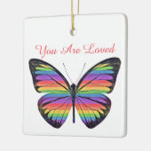 Schmetterling, du bist ein liebes Ornament (Links)