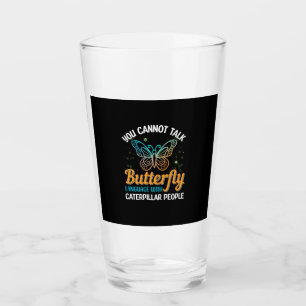 Schmetterling, du kannst keine Schmetterlingssprac Glas