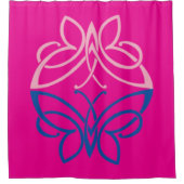 Schmetterling Duschvorhang (Vorderseite)