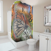 Schmetterling Duschvorhang (Beispiel)