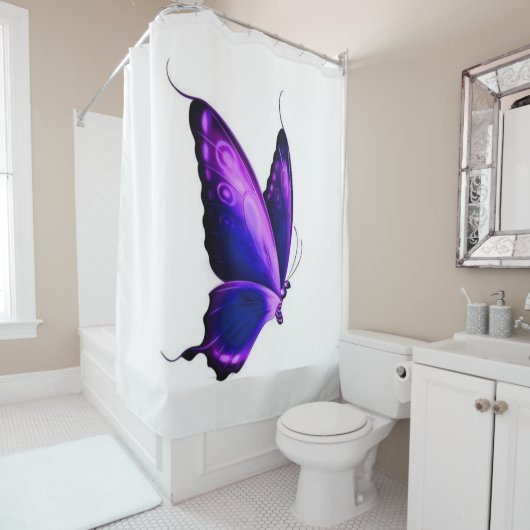 Schmetterling Duschvorhang (Beispiel)