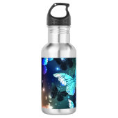 Schmetterling Edelstahlflasche (Vorderseite)