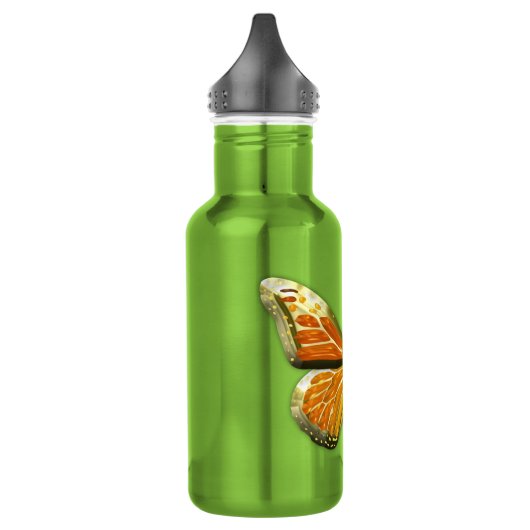 Schmetterling Edelstahlflasche (Links)