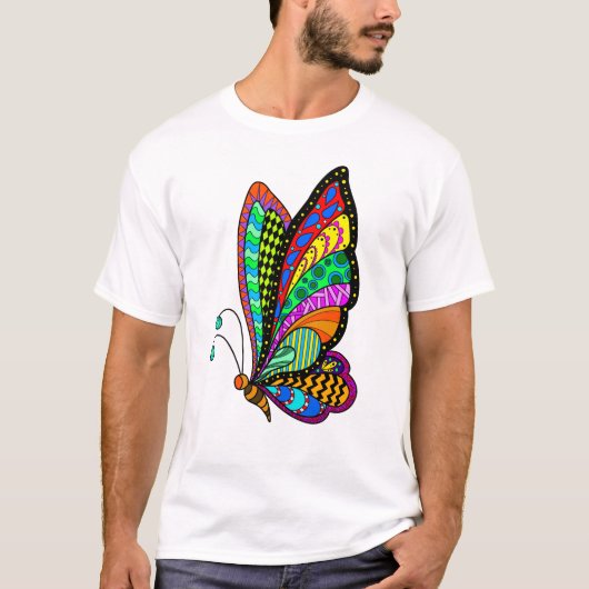 Schmetterling-EDM - Männer-T - Shirt (Vorderseite)