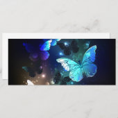 Schmetterling Einladung (Vorne/Hinten)