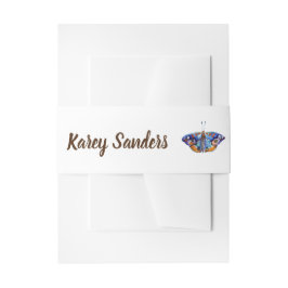 Schmetterling Einladungsbanderole