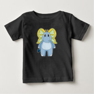 Schmetterling Elefant Baby T-shirt
