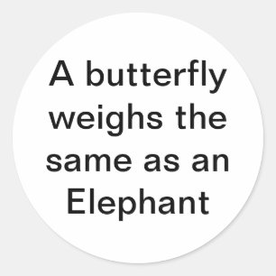 Schmetterling Elephant Same Hankamer Artjunkhaus S Runder Aufkleber