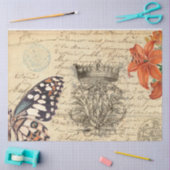 Schmetterling Ephemera Decoupage Papier (Basteln)