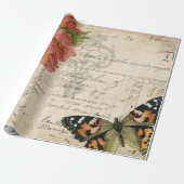 Schmetterling Ephemera Decoupage Papier Geschenkpapier (Ungerollt)